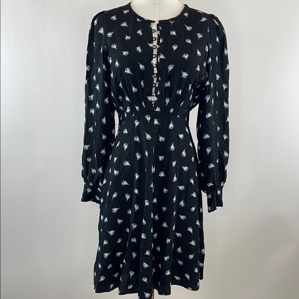 Rebecca Taylor Long Sleeve Brigette Dress, 0 - Picture 7 of 13